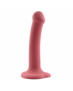 Bouncy Dildo Silicona Liquida Hiper Flexible 75 19 cm Talla L Burgundy