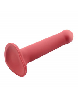 Bouncy Dildo Silicona Liquida Hiper Flexible 7 18 cm Talla M Burgundy