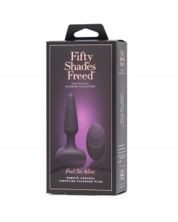 Feel So Alive Plug Anal con Vibrador Control Remoto Recargable USB