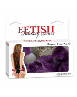 Fetish Fantasy Series Esposas de Peluches Originales Color Purpura