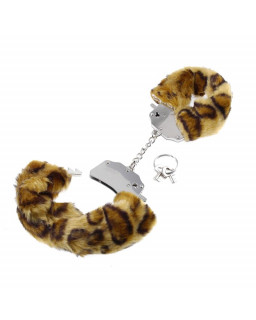 Fetish Fantasy Series Esposas de Peluches Originales Color Leopardo