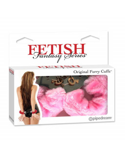 Fetish Fantasy Series Esposas de Peluches Originales Color Rosa