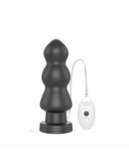 Plug Anal con Vibracion King Sized 78 Negro