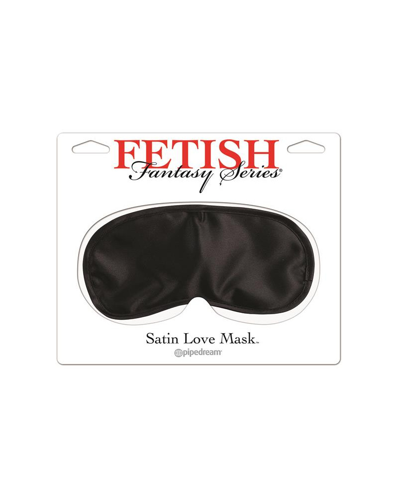 Fetish Fantasy Series Antifaz de Saten Love Color Negro