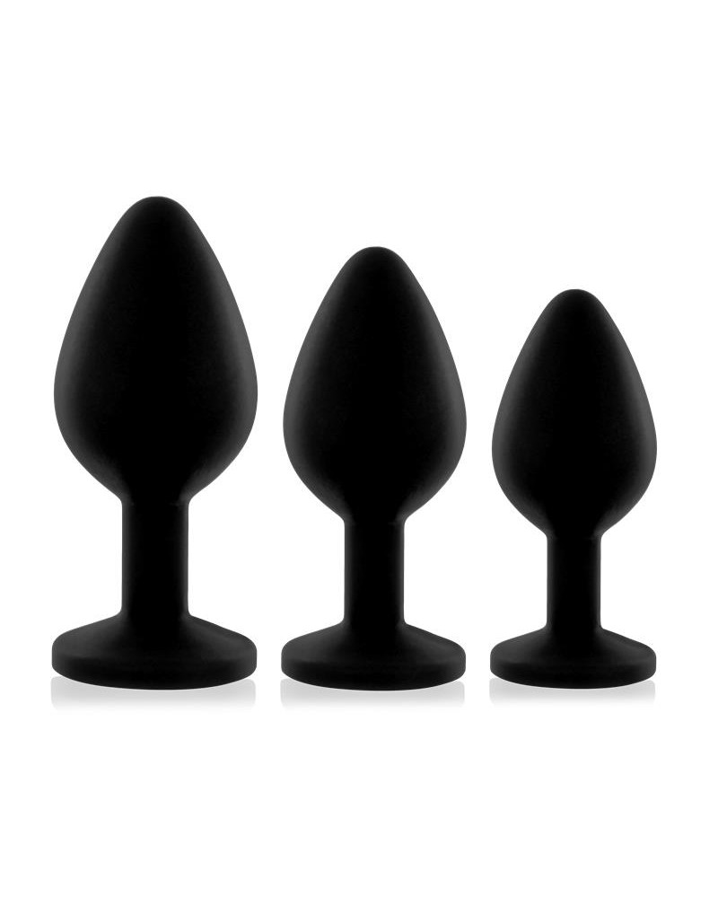 Rs Soiree Set de 3 Plug Anales Negros