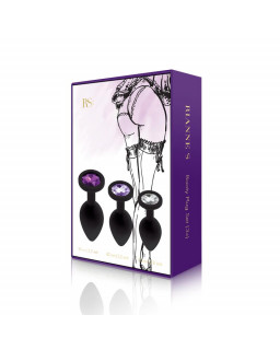 Rs Soiree Set de 3 Plug Anales Negros