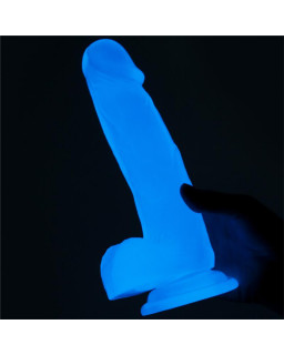 Dildo Lumino 75 Luz Azul