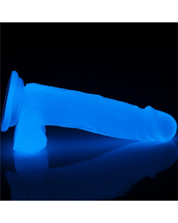 Dildo Lumino 75 Luz Azul