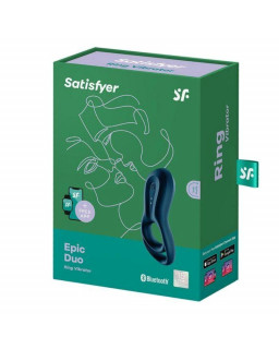 Anillo para el Pene Epic Duo con APP Satisfyer Connect