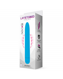 Bluesky Vibrador 10 Funciones 185 cm USB Azul Mate