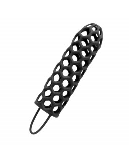 Fantasy X tensions Silicone Warrior Cock Cage Bla