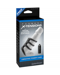 Fantasy X tensions Vibrating Power Cage Black