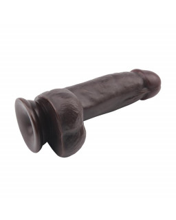 Dildo Dual Density Fashion Dude 172 x 41 cm Marron