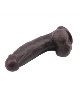 Dildo Dual Density Fashion Dude 172 x 41 cm Marron