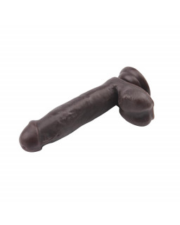 Dildo Dual Density Fashion Dude 178 x 4 cm Marron