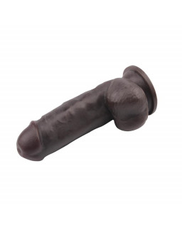 Dildo Dual Density Fashion Dude 175 x 49 cm Marron