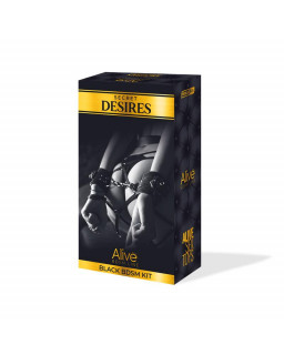 Secret Desires Black Kit de 8 Piezas BDSM