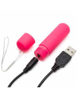 Estimuador Braguita Grande Control Remoto USB Rosa