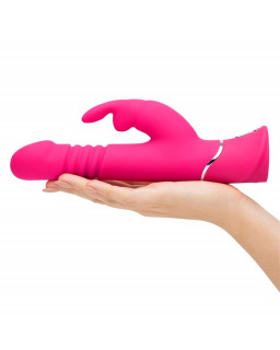 Vibrador Thrusting Realistic USB Rosa