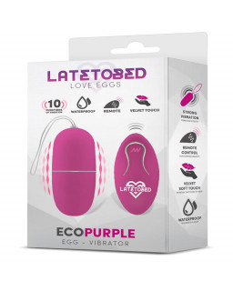 Ecopurple Huevo Vibrador con Control Remoto