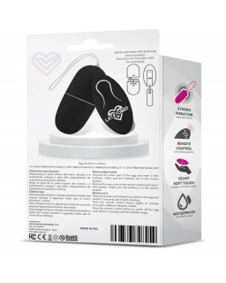 Ecoblack Huevo Vibrador con Control Remoto