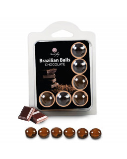 Brazilian Balls Set 6 Chocolate