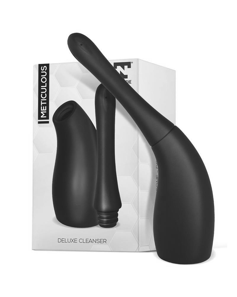 Meticulous Ducha Anal Deluxe Silicona Negro