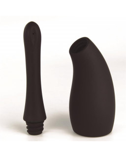 Meticulous Ducha Anal Deluxe Silicona Negro