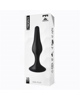 Trophy Plug Anal 15 cm Silicona Negro