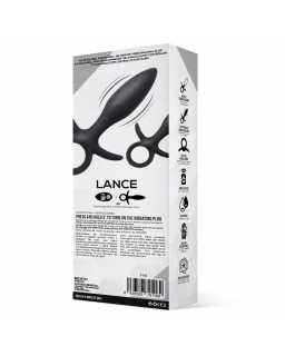 Lance Plug Anal Control Remoto Silicona Liquida USB