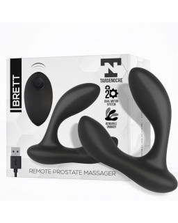 Brett Masajeador Prostatico Control Remoto USB Silicona Liquida