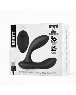 Brett Masajeador Prostatico Control Remoto USB Silicona Liquida