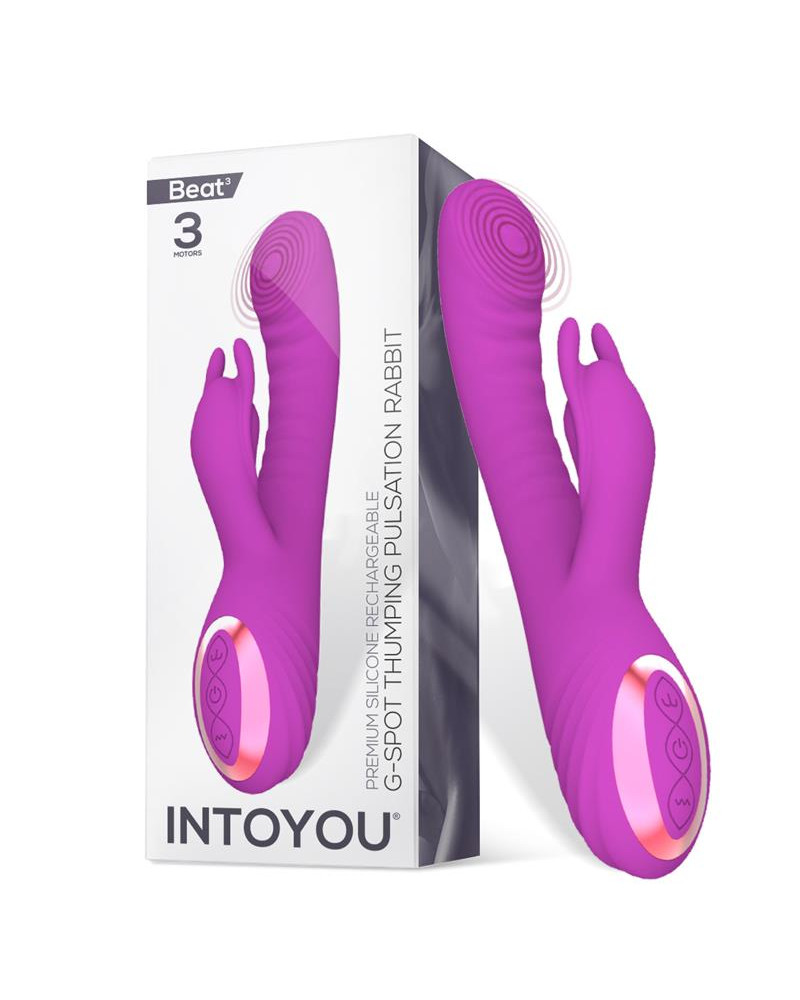 Beat3 Vibrador con Punto G con Pulsacion 3 Motores