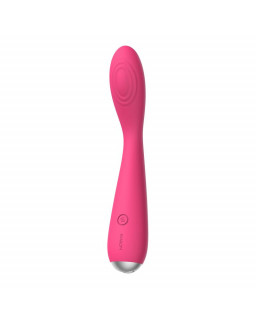 Iris Vibrador Punto G USB Silicona Rojo Ciruela