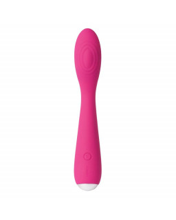 Iris Vibrador Punto G USB Silicona Rojo Ciruela