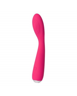 Iris Vibrador Punto G USB Silicona Rojo Ciruela