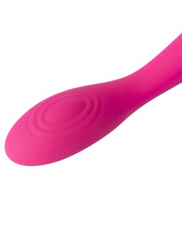 Iris Vibrador Punto G USB Silicona Rojo Ciruela