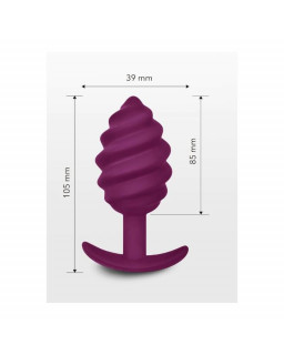 Plug Anal Gplug Twist2 Sweet Raspberry