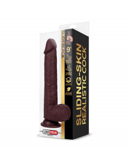 Slidy Dildo Realista Dual Layer Retractil y Orientable 9