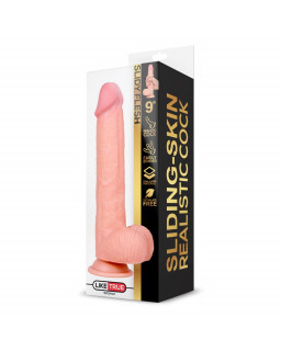 Slidy Dildo Realista Dual Layer Retractil y Orientable 9