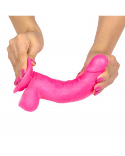 Slidy Dildo Realista Dual Layer Retractil y Orientable 8