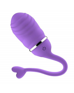 Huevo Vibrador Control Remoto Odise USB Silicona Purpura