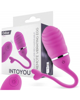 Huevo Vibrador Control Remoto Odise USB Silicona Rosa