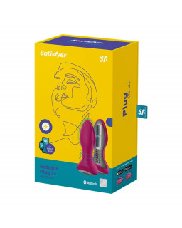 Rotator Plug 2 Plug Anal con APP USB Fuchsia