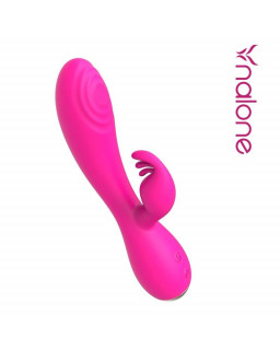 Conejito Vibrador Magic Stick con Pulsacion Fucsia