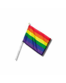 Banderin Pequeno con Bandera LGBT 30 cm