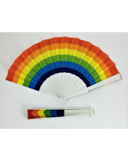 Abanico Plastico Bandera LGBT