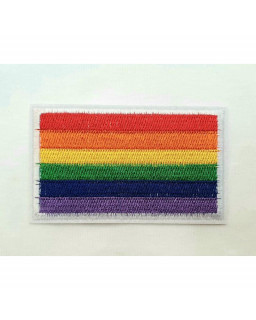 Parche Rectangular Bandera LGBT