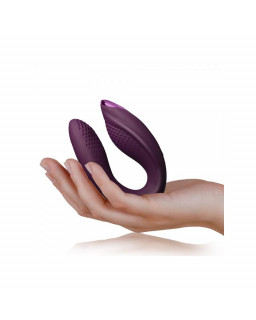 Vibrador para Parejas Rock Chick Diva Purpura