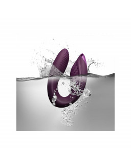 Vibrador para Parejas Rock Chick Diva Purpura